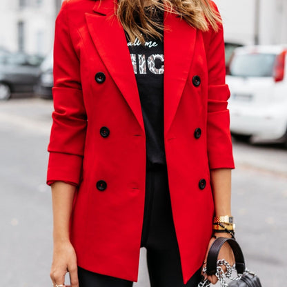 Blazer boutonné à double boutonnage