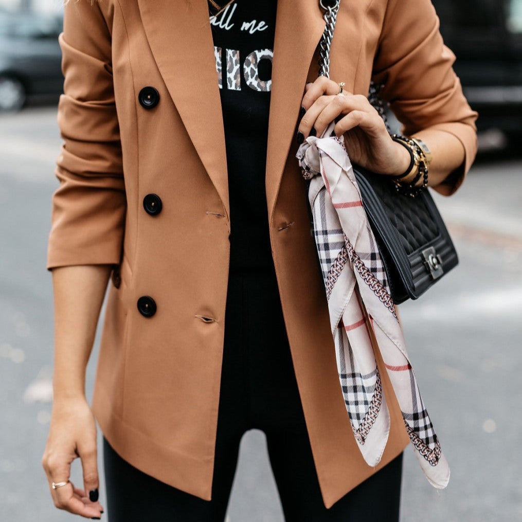 Blazer boutonné à double boutonnage